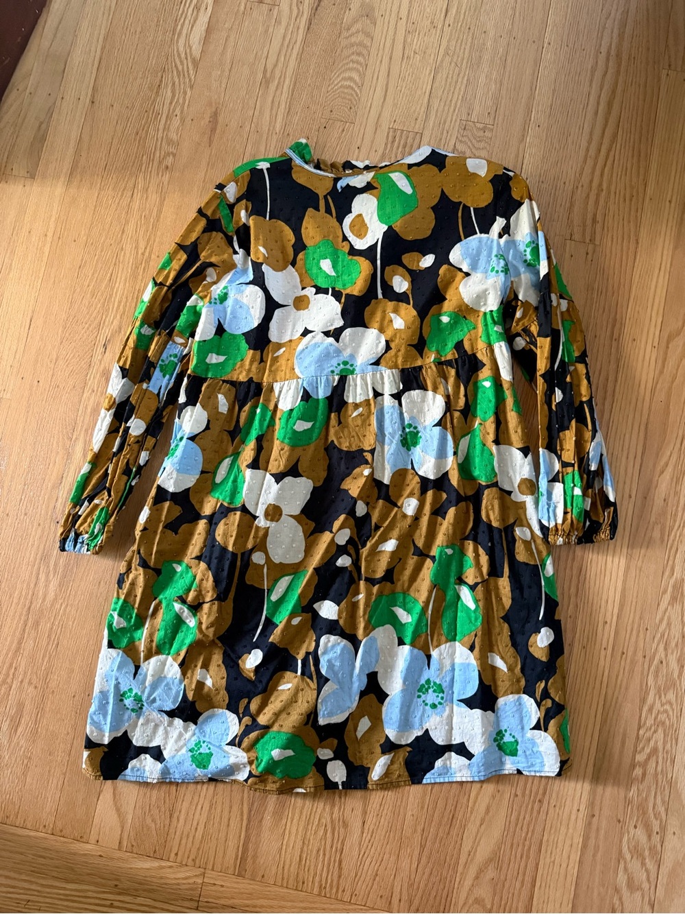 Who What Wear Multicolor Abstract Print Cotton Tunic - Picture 2 of 5
